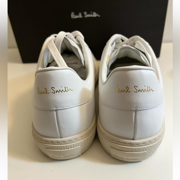 New-Paul Smith women’s Side-Stripe Lace-Up leather Sneakers - Picture 6 of 13
